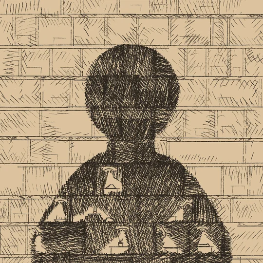 self-portraits, lamp rows